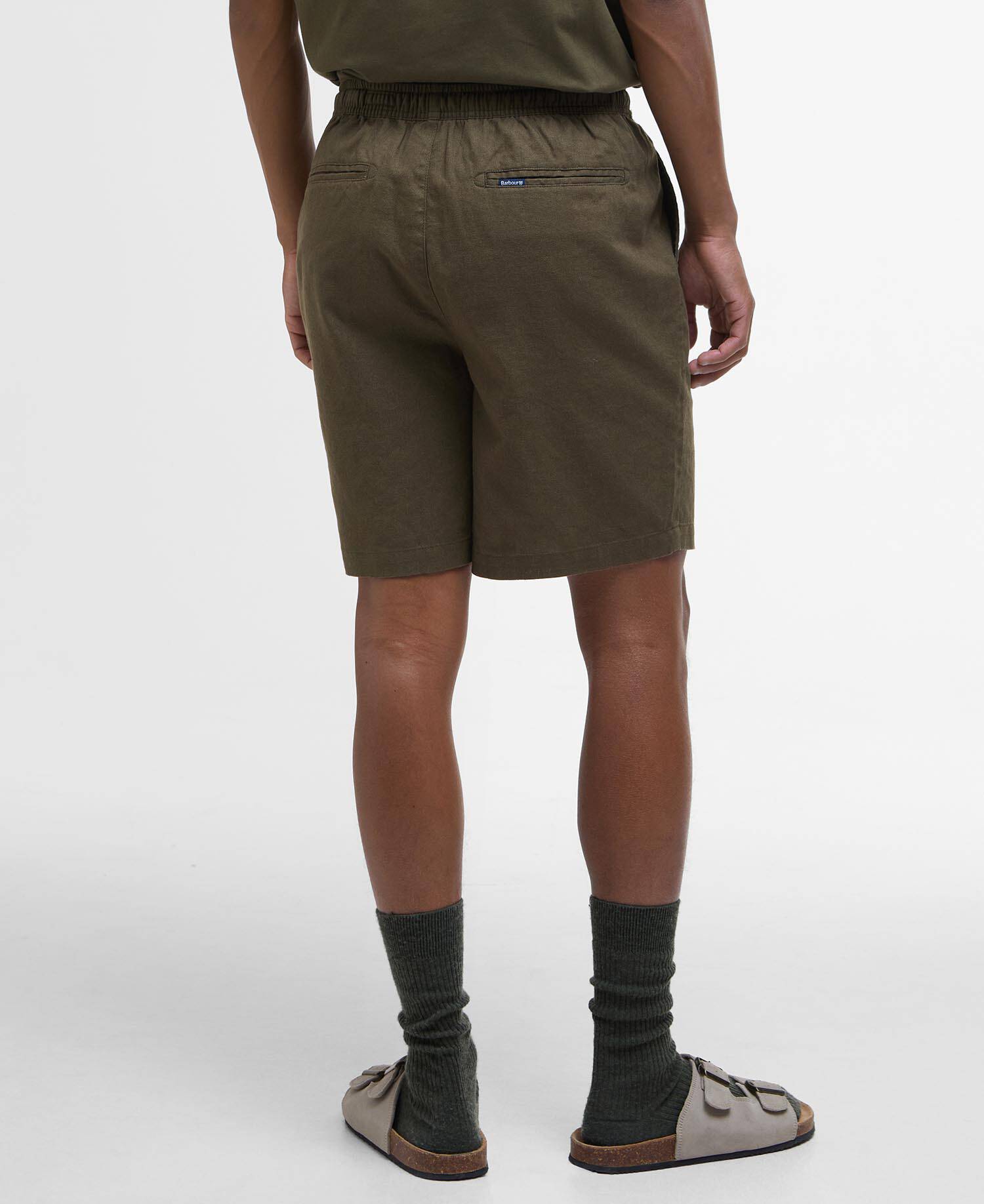 Cotton Linen Relaxed Shorts image number 2