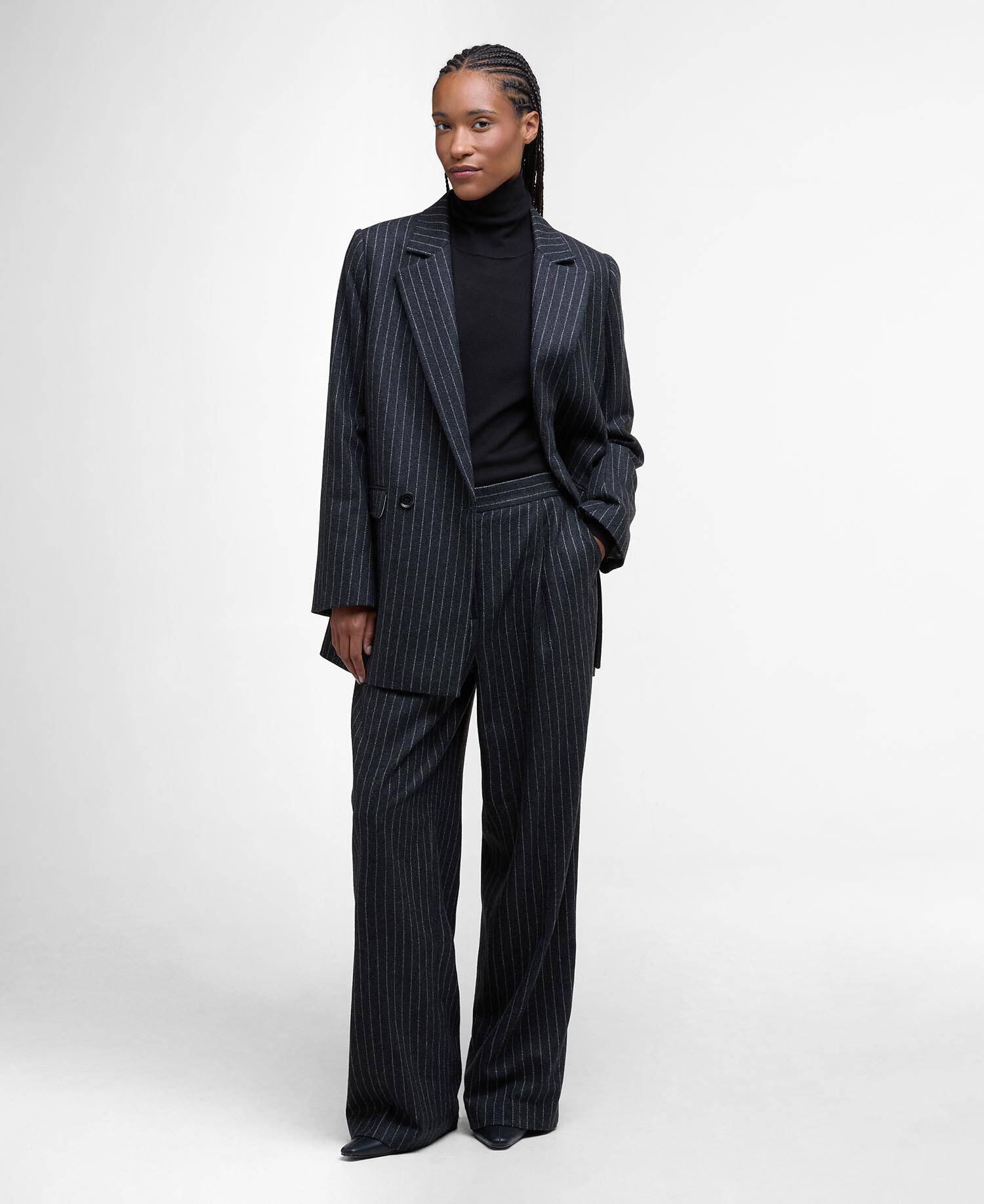 Pantaloni a righe a gamba ampia Blakely image number 0