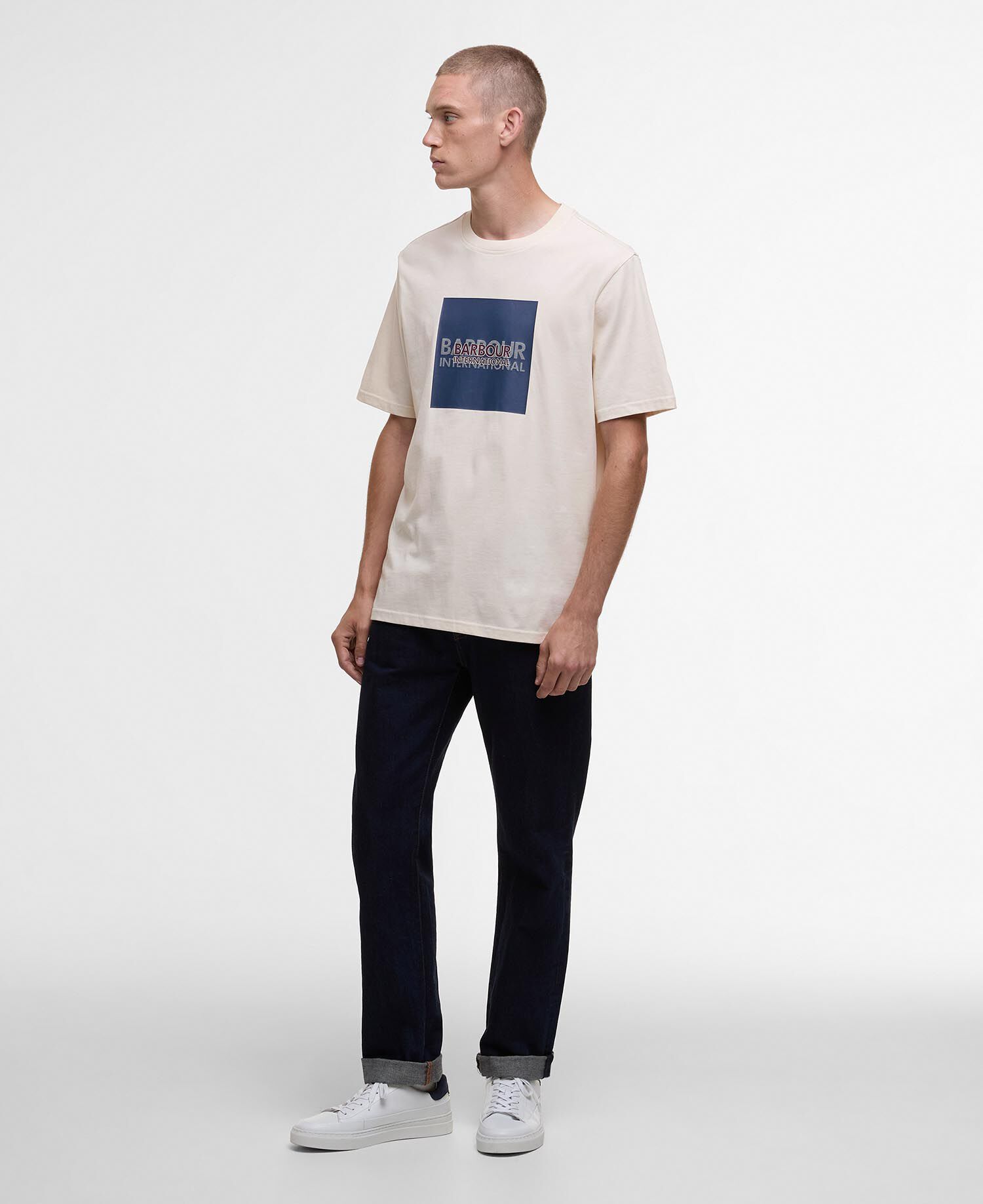 T-Shirt Moakes Graphic Calico White