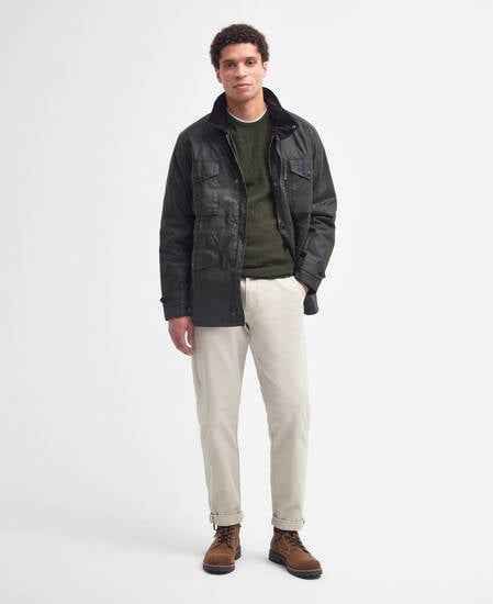 Sapper Waxed Jacket Olive-Classic