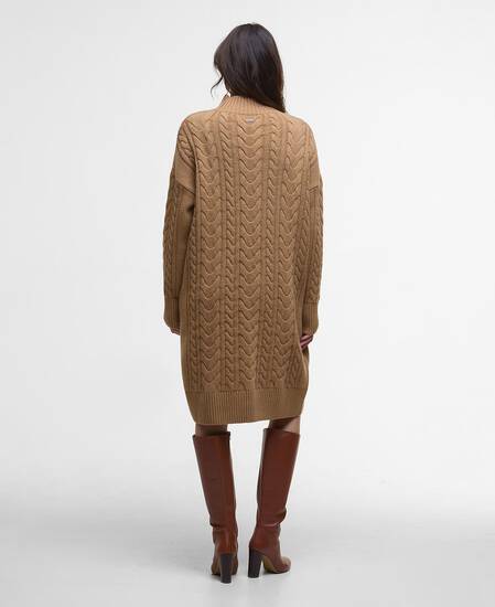 Mini-abito in maglia Belford Military Brown