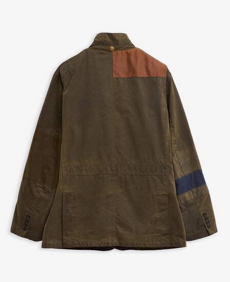 Barbour Re-Loved Lutz Waxed Jacket - Size L