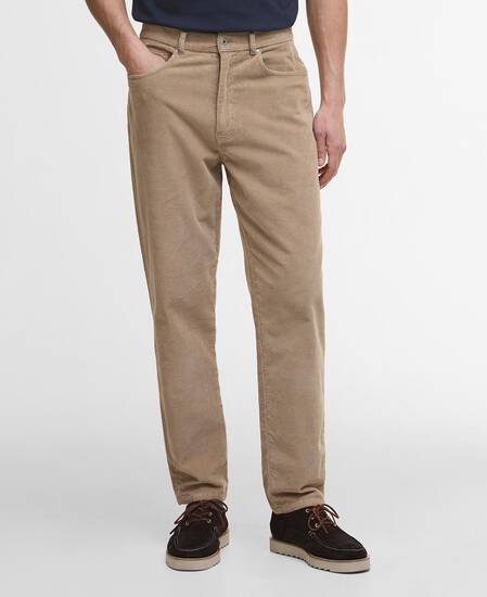 Pantaloni in velluto stretch a coste sottili dalla vestibilità regular Washed Stone Pantaloni in velluto stretch a coste sottili dalla vestibilità regular Washed Stone