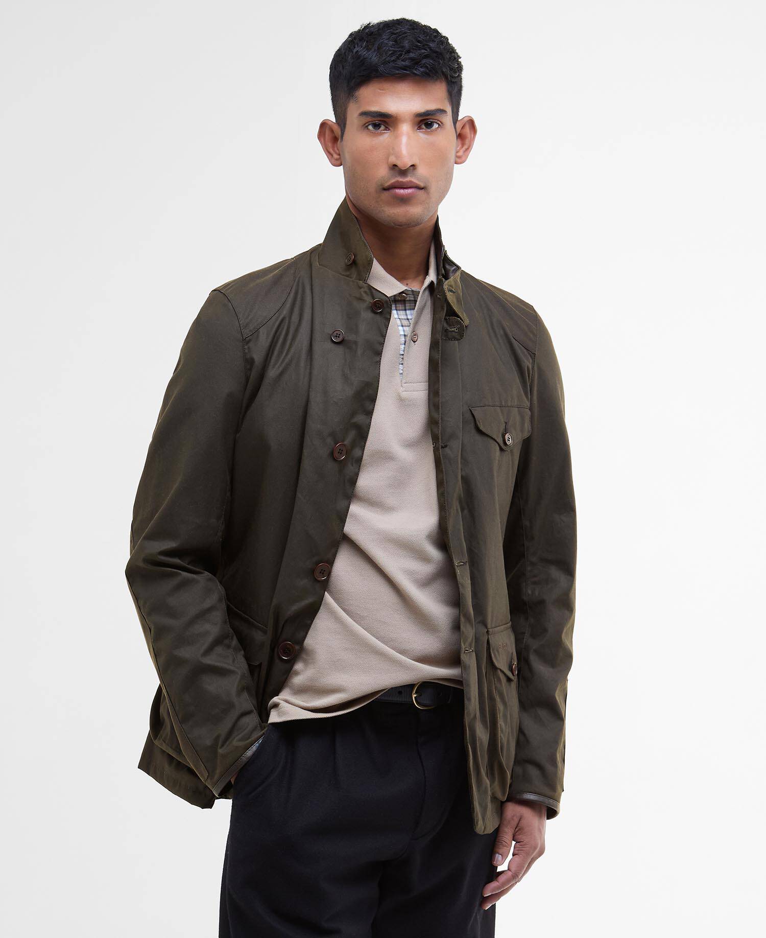 Beacon Sports Waxed Jacket Olive image number 0