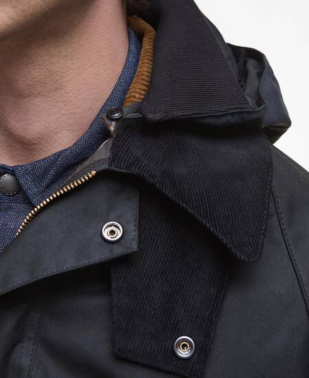 Wachsjacke Modified Solway Black