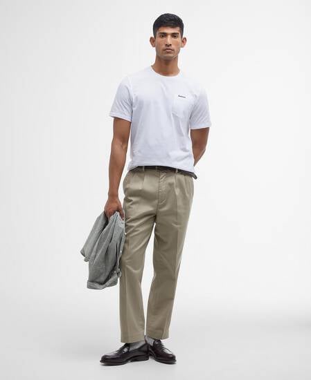 Langdon Pocket T-Shirt Classic White