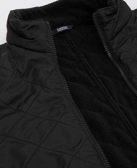 Contemporary Ariel Polarquilt Gilet Black