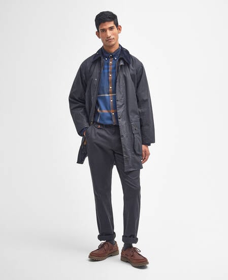 Border® Waxed Jacket Classic Navy