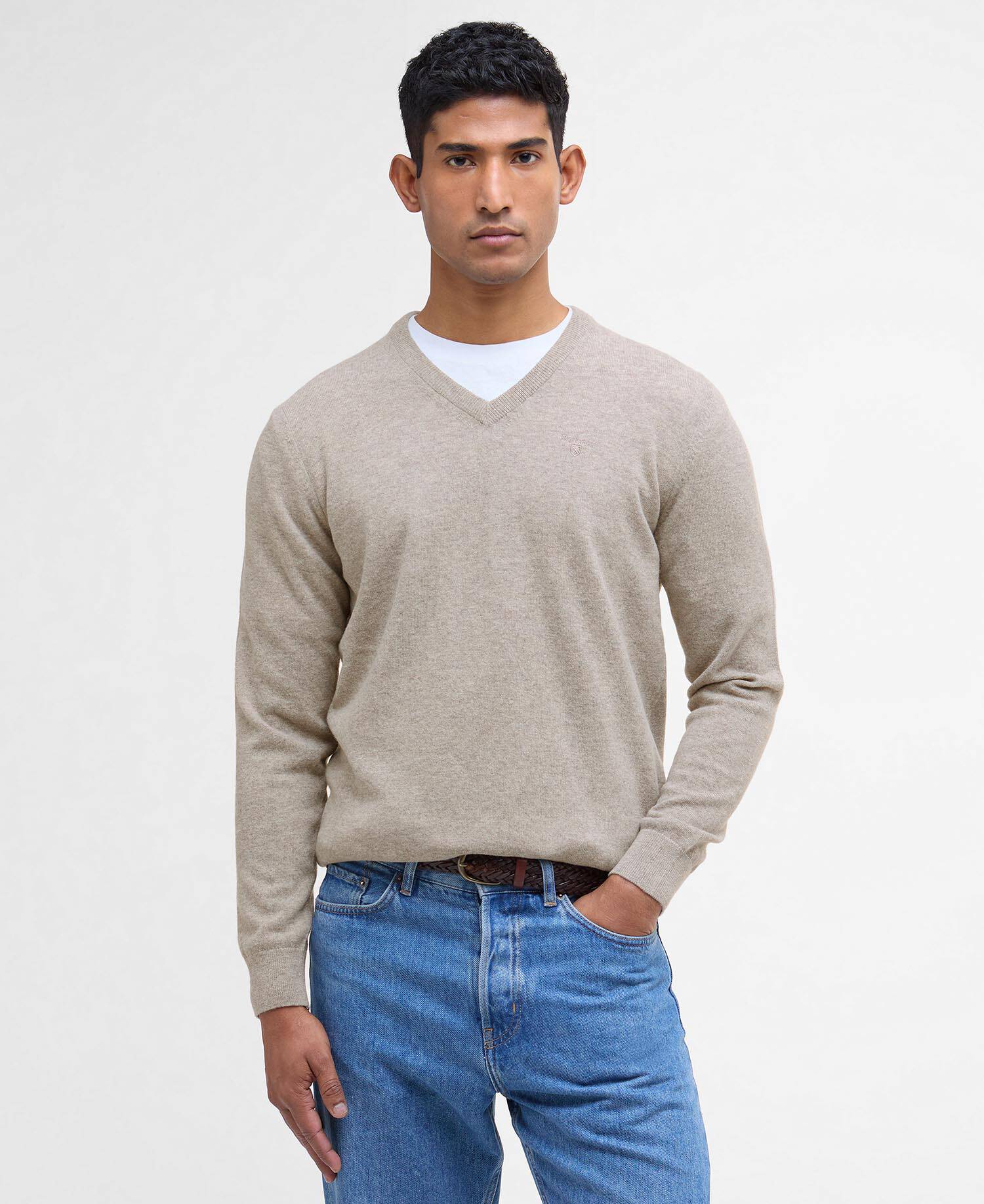 Essential V-Neck Jumper image number 0
