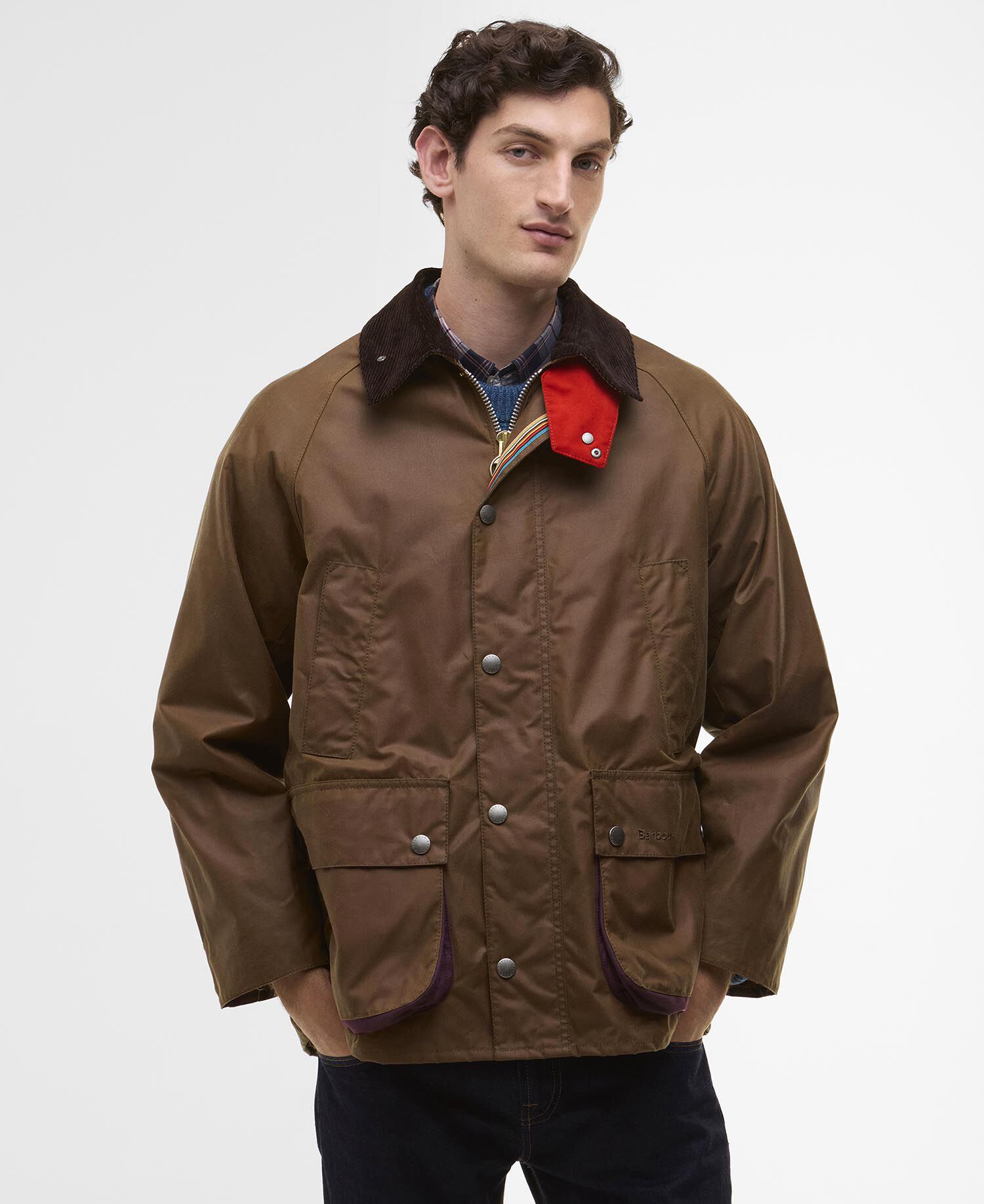 Buy Paul Smith loves Barbour Oversized Bedale Waxed Jacket