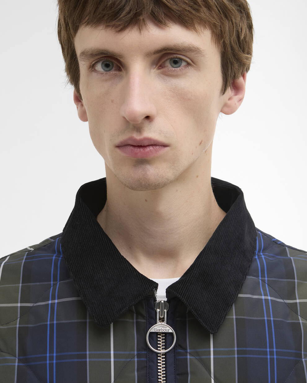 Barbour x ARKET Tartan Quilted Jacket