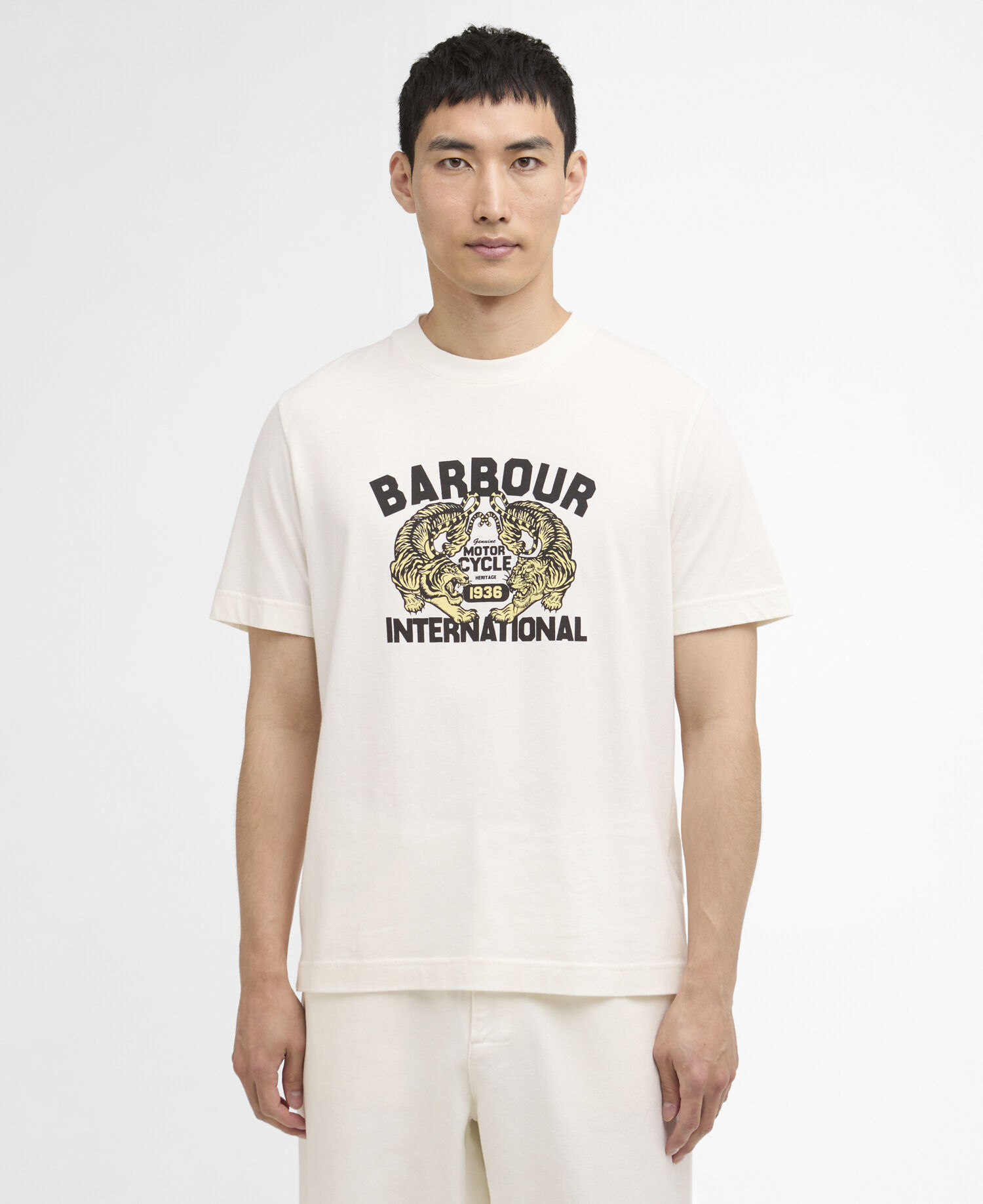 T-shirt con stampa Talisman Whisper White