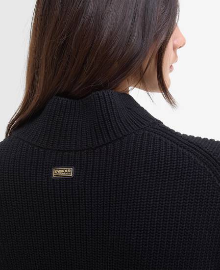 Clara Sleeveless Knitted Jumper Black