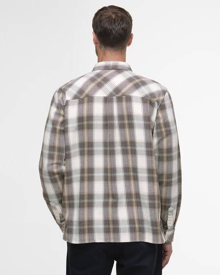 Hawthorn Checked Relaxed Shirt Whisper White
