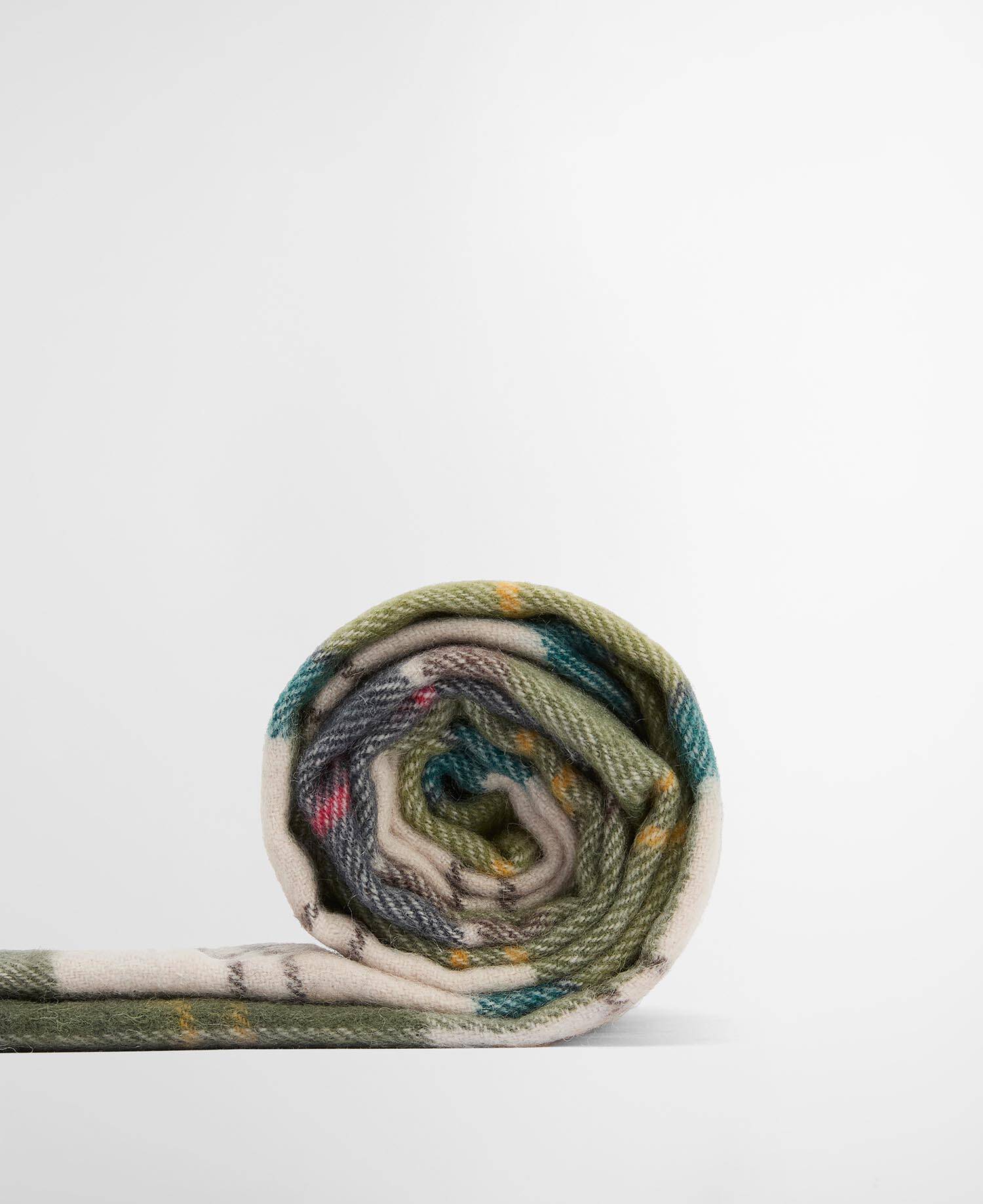 Serena Tartan Lambswool Scarf image number 3