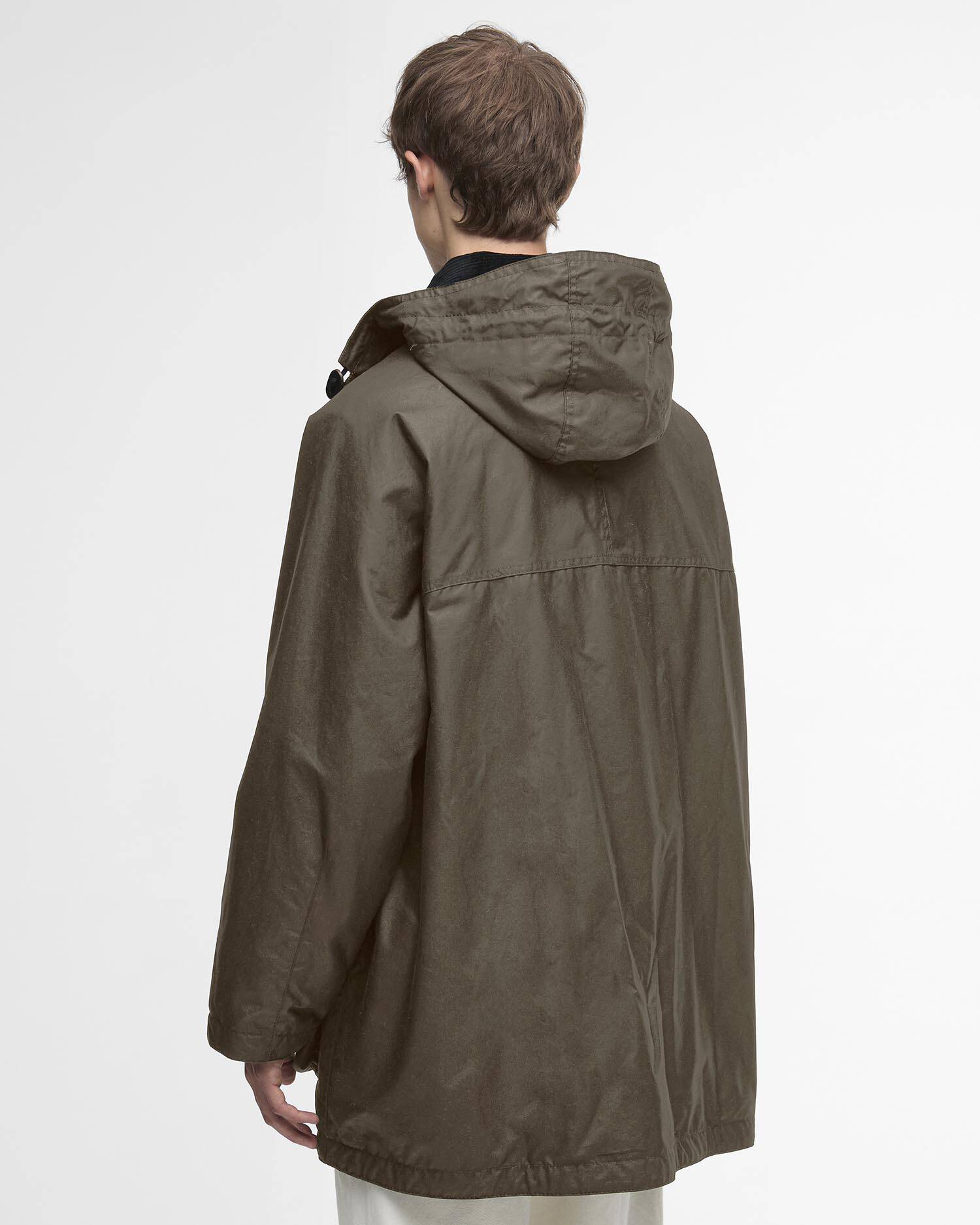 Barbour for Margaret Howell Waxed Parka Kelp image number 2