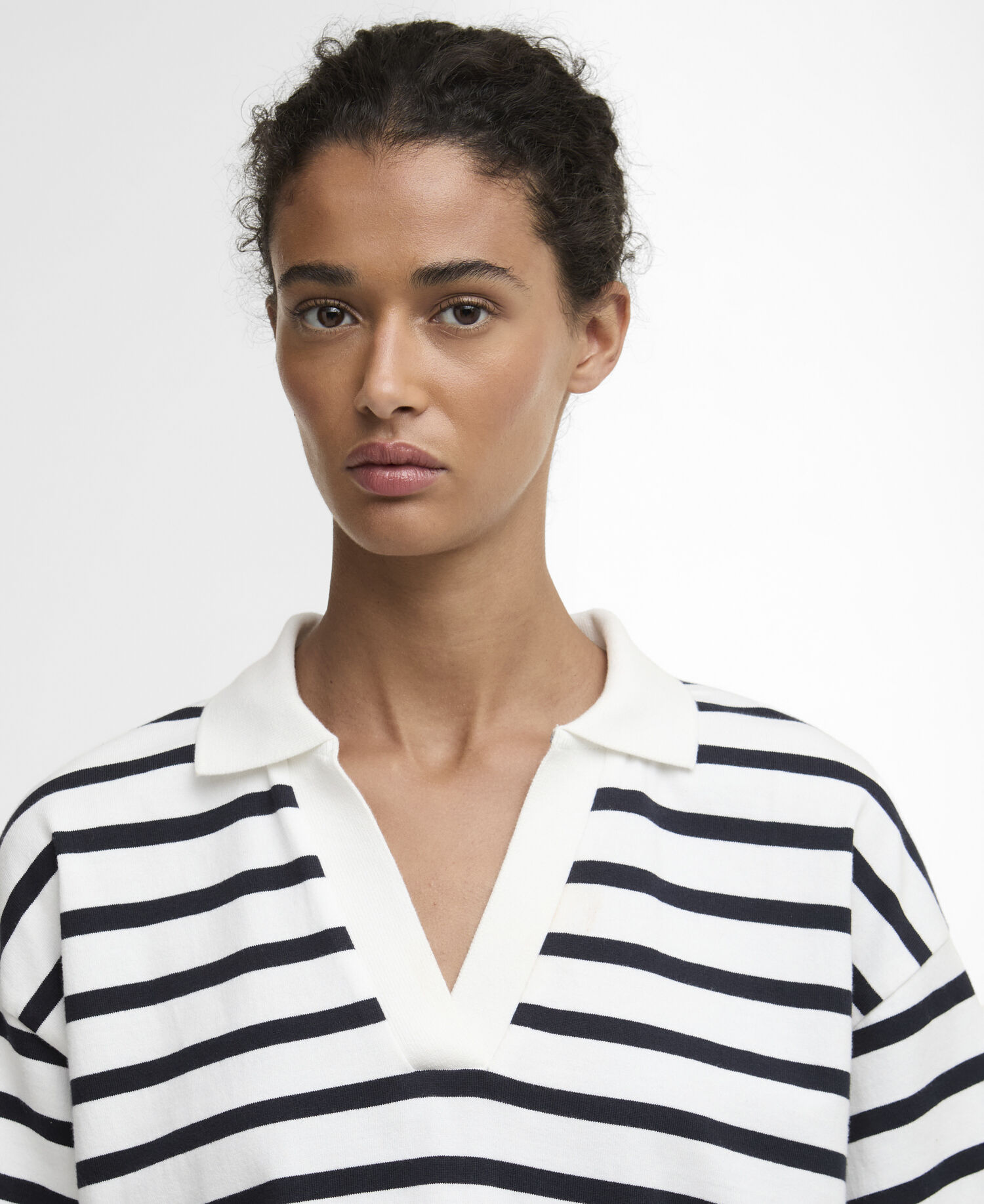 Inez Striped T-Shirts Cloud / Dark Navy Stripe