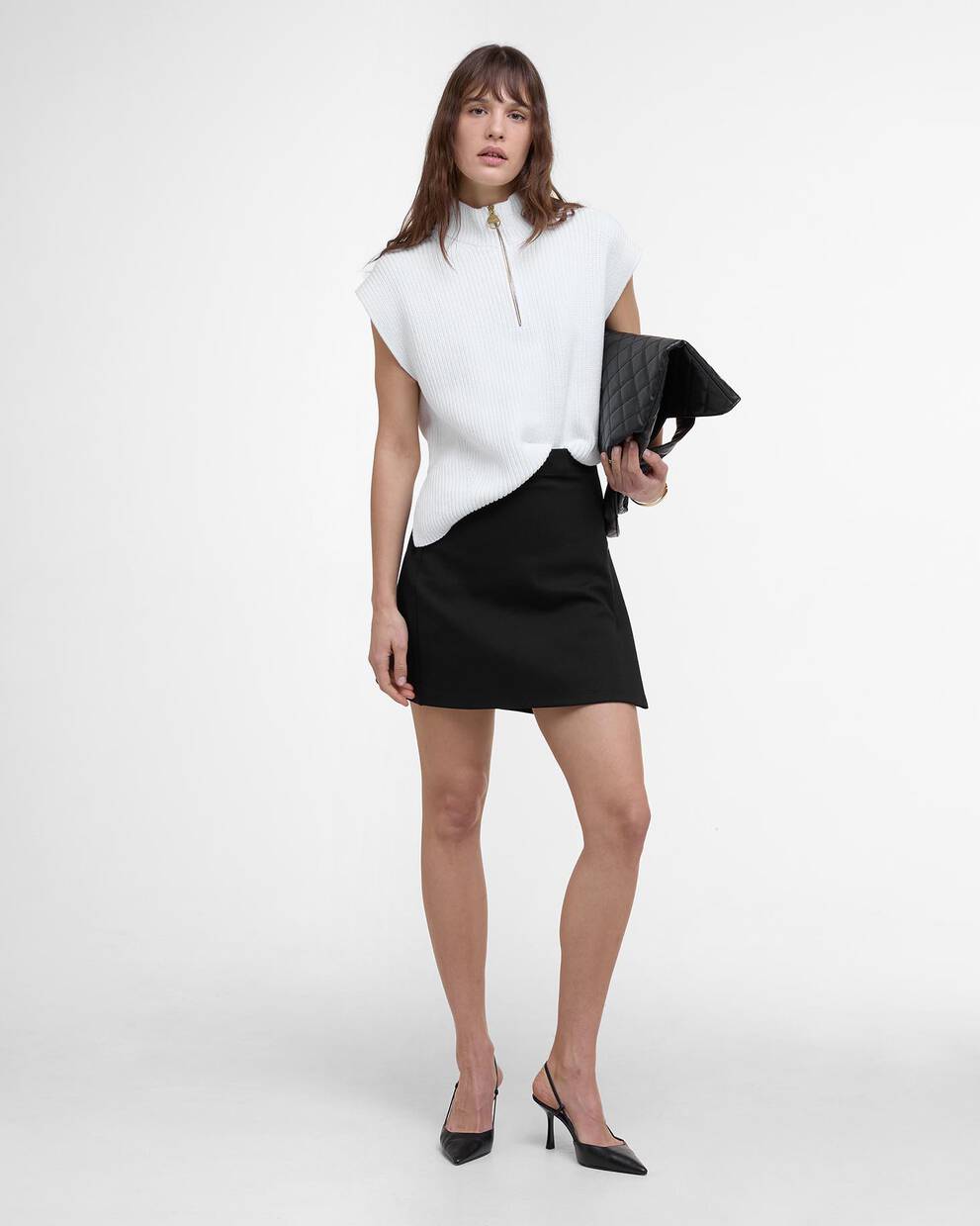 Clara Sleeveless Knitted Jumper