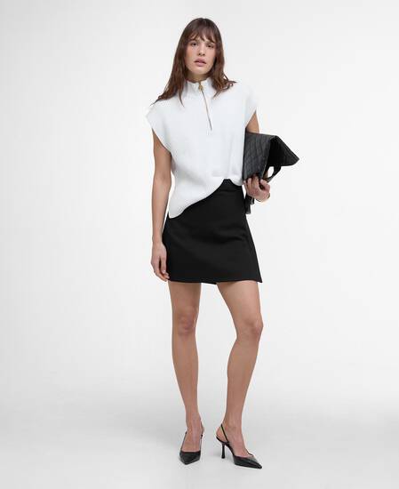 B. Intl Pullunder Clara Knitted White