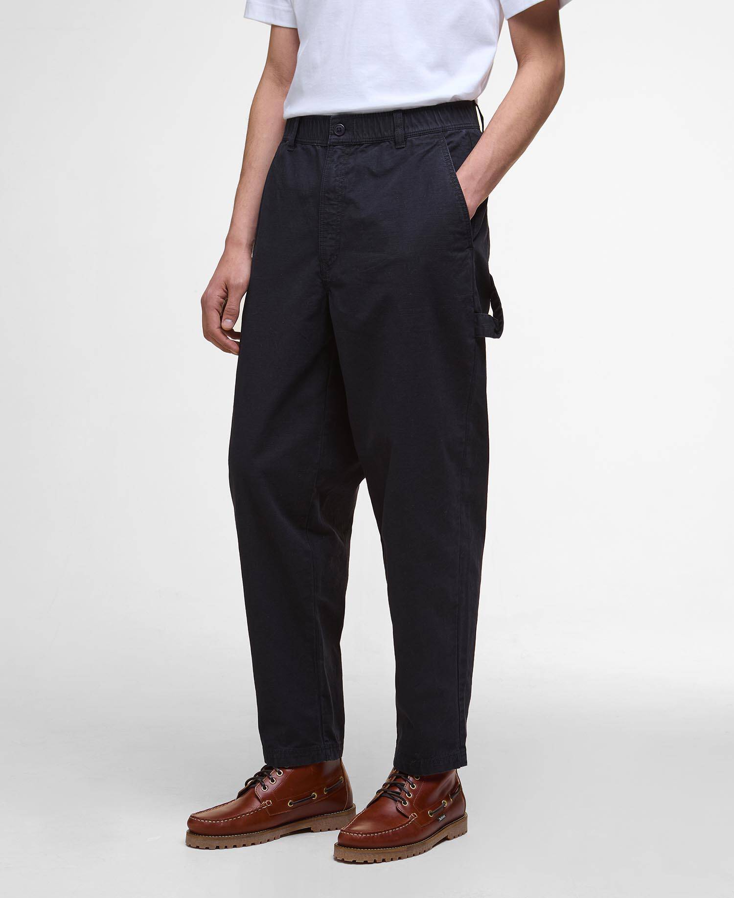 Harton Relaxed Slub Trousers image number 1