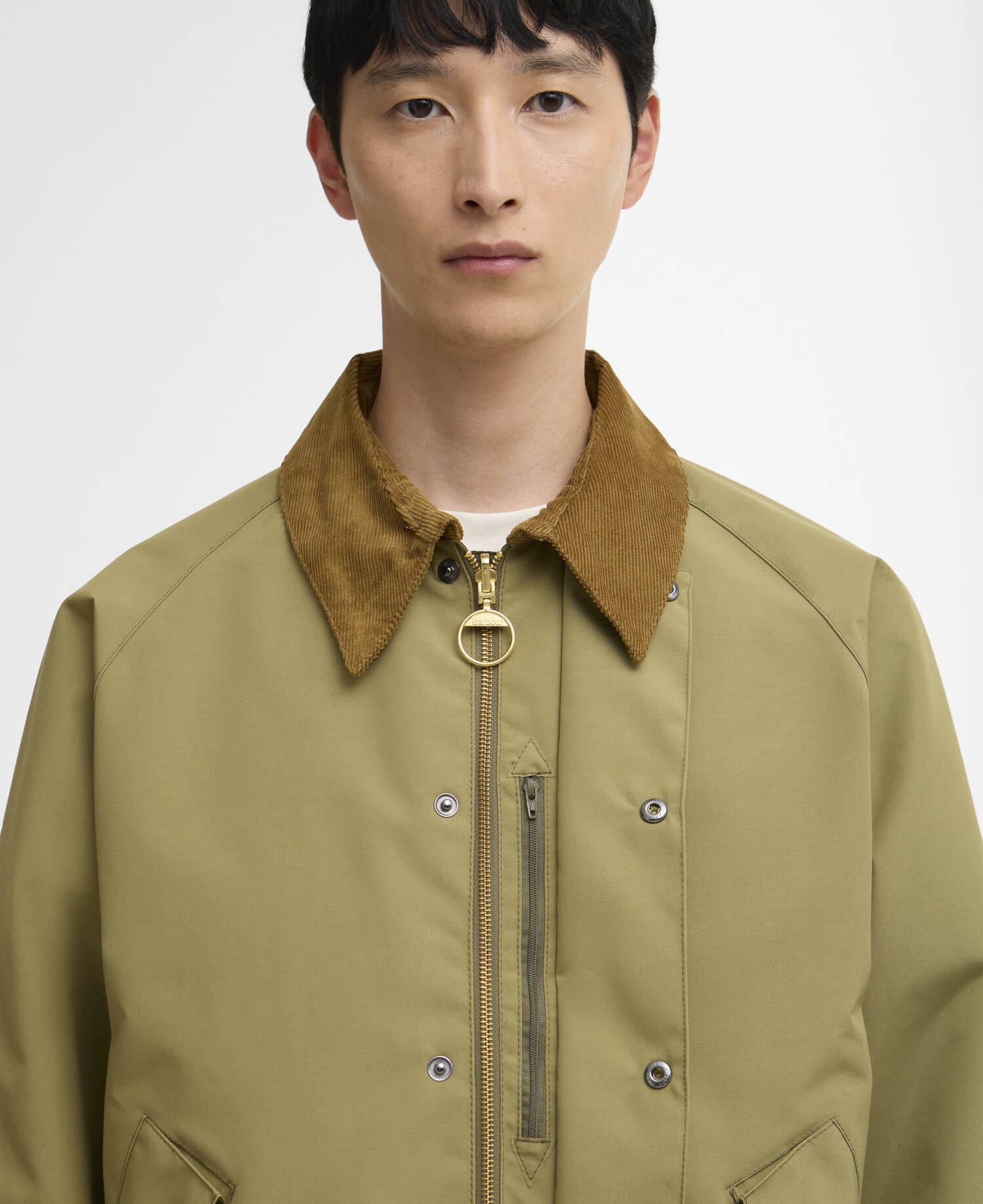 Oversized Reversible Transporter Jacket Bleached Olive image number 3