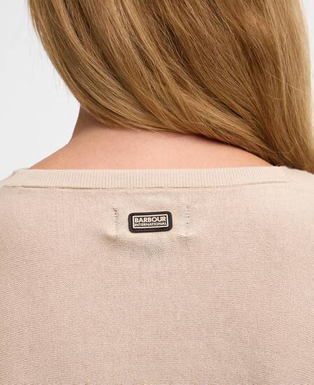 Nia Cowl-Neck Jumper Cement