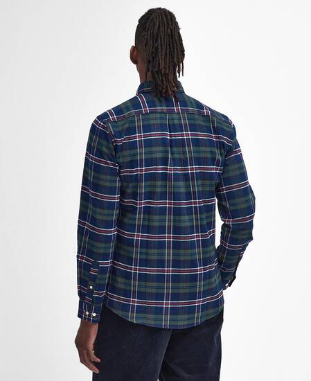 Ronan Tailored Long-Sleeved Shirt Deep Blue
