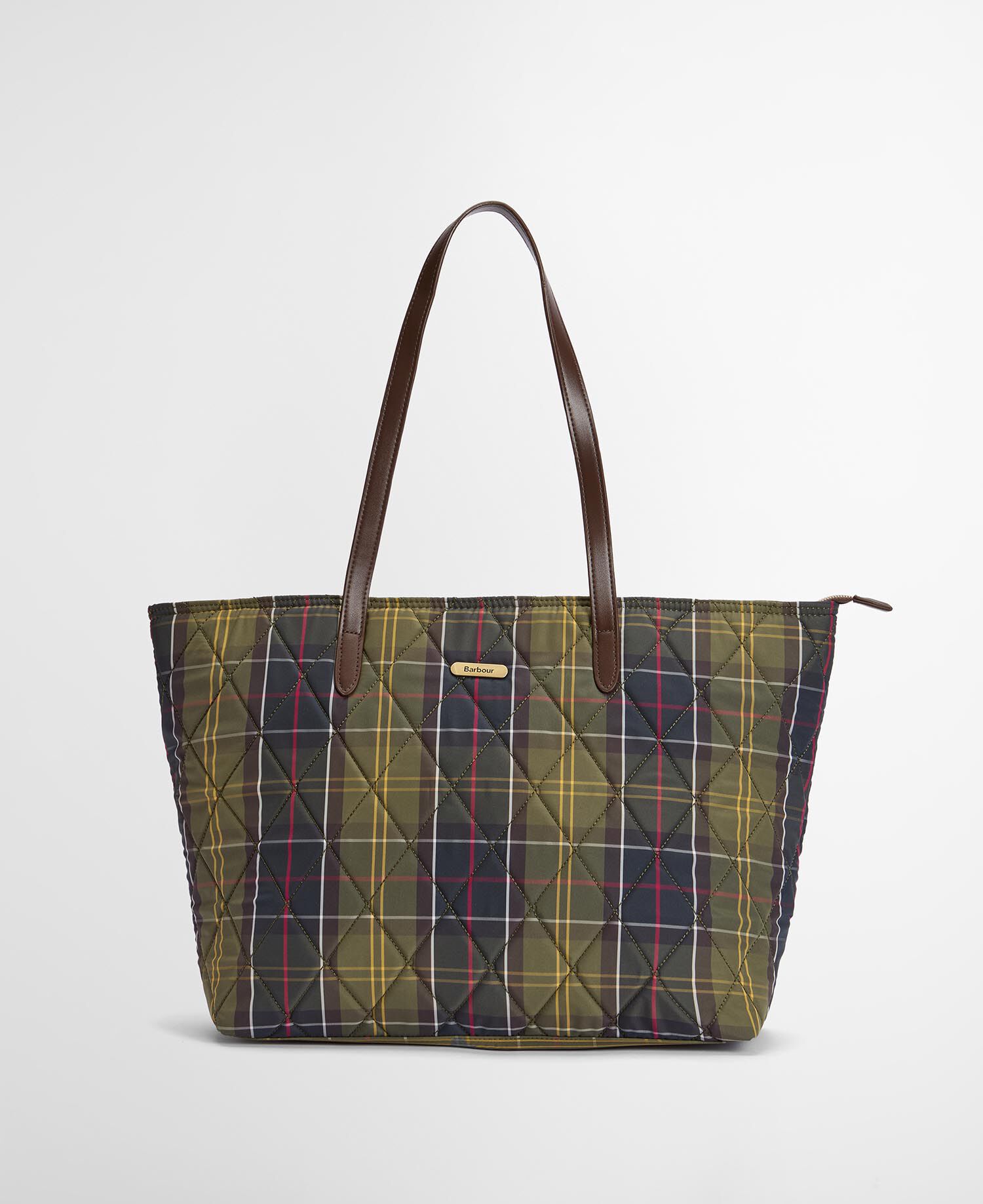 Wetherham Quilted Tartan Tote Bag Classic Tartan