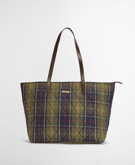 Wetherham Quilted Tartan Tote Bag Classic Tartan