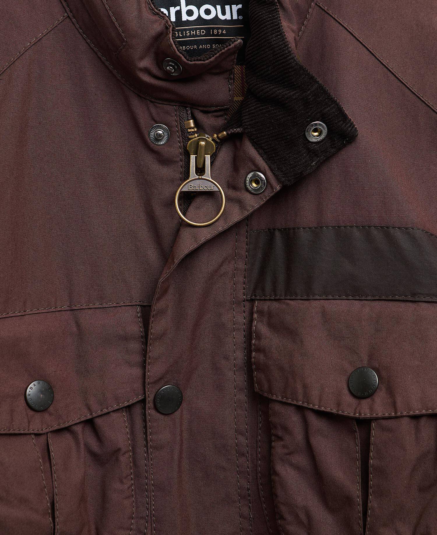 Barbour Re-Loved Corbridge Waxed Jacket - Size M image number 3