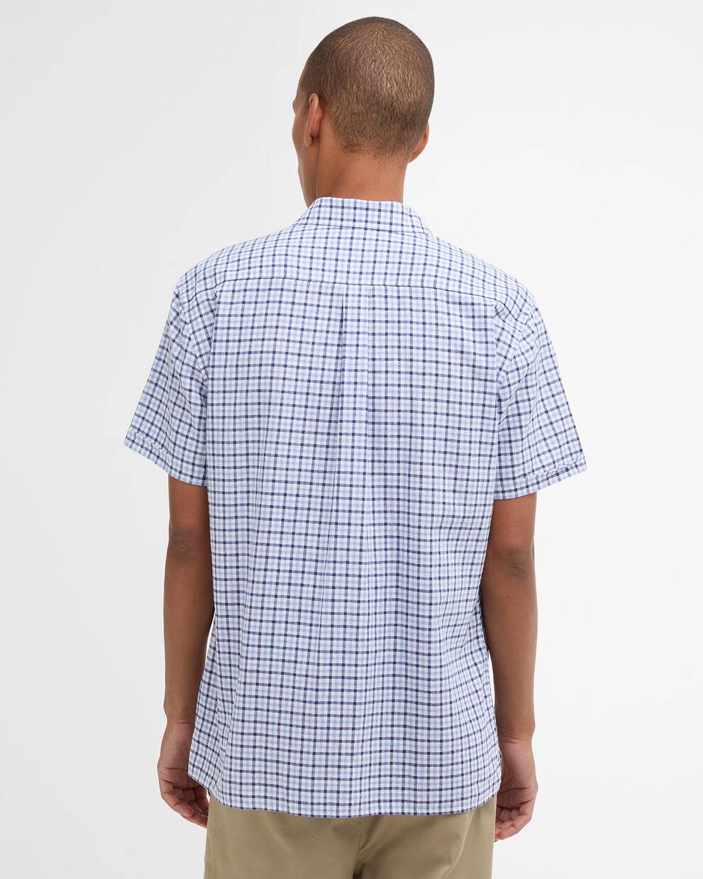 Camicia Nelson a maniche corte con motivo a quadretti