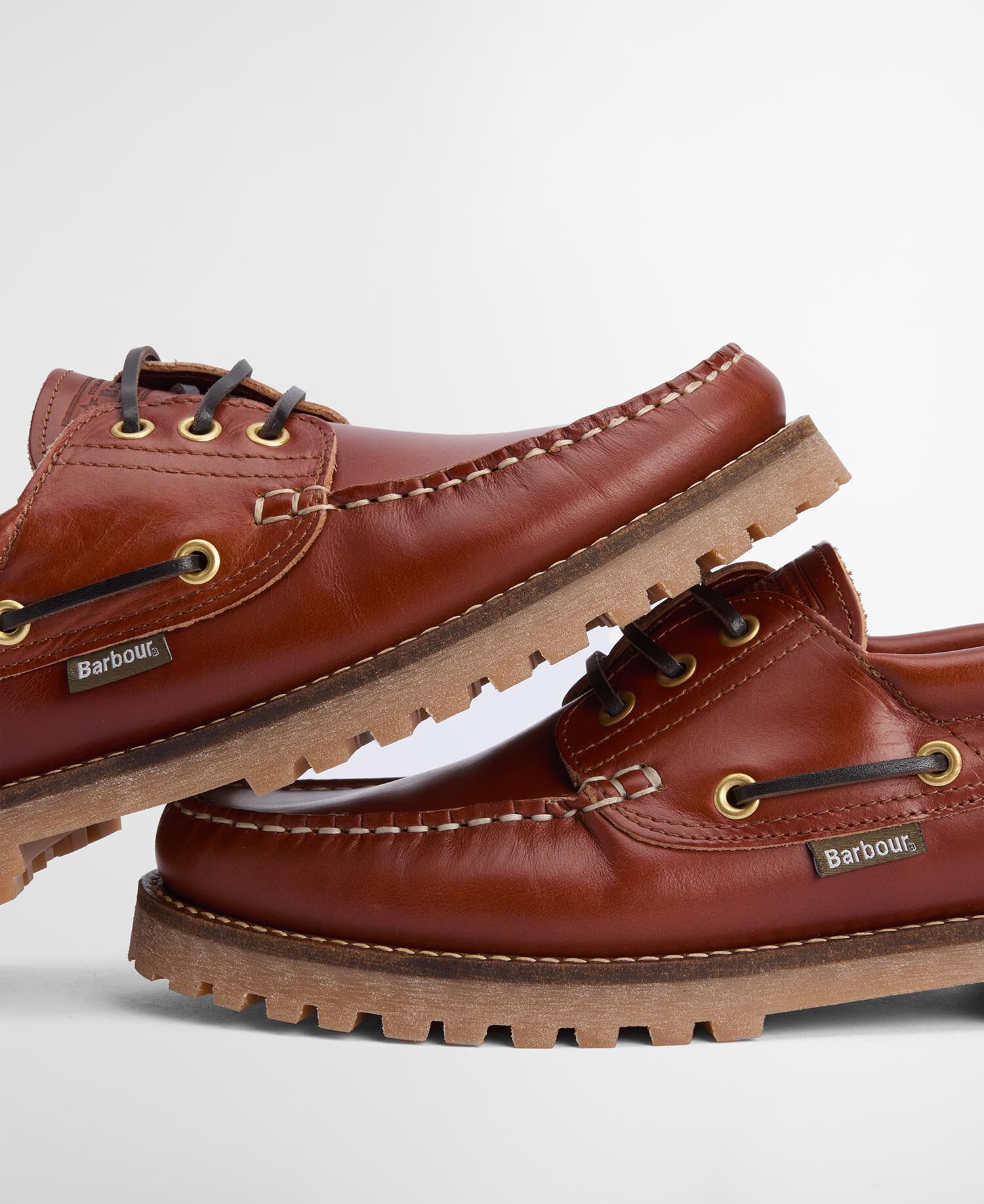 Re-Engineered Deck Boat Shoes Tan