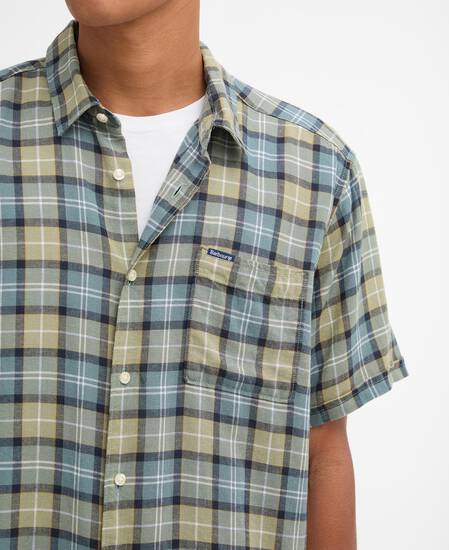 Midfield Tartan Regular Short-Sleeved Shirt Highland Loch Tartan