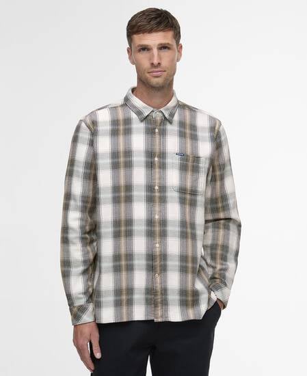 Hawthorn Checked Relaxed Shirt Whisper White