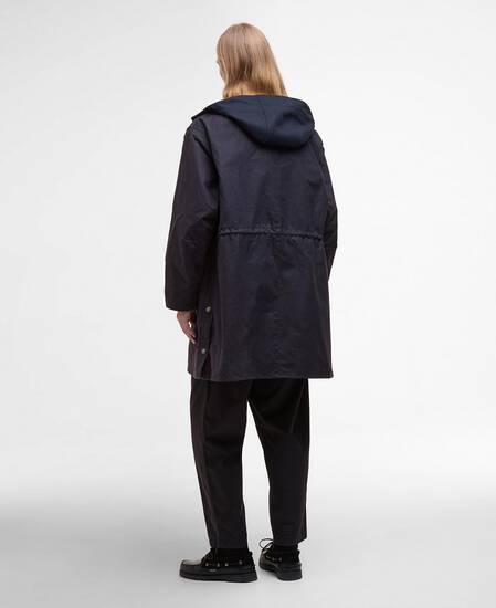 Barbour x Kaptain Sunshine Freizeitjacke Oversized Bedale Dark Indigo