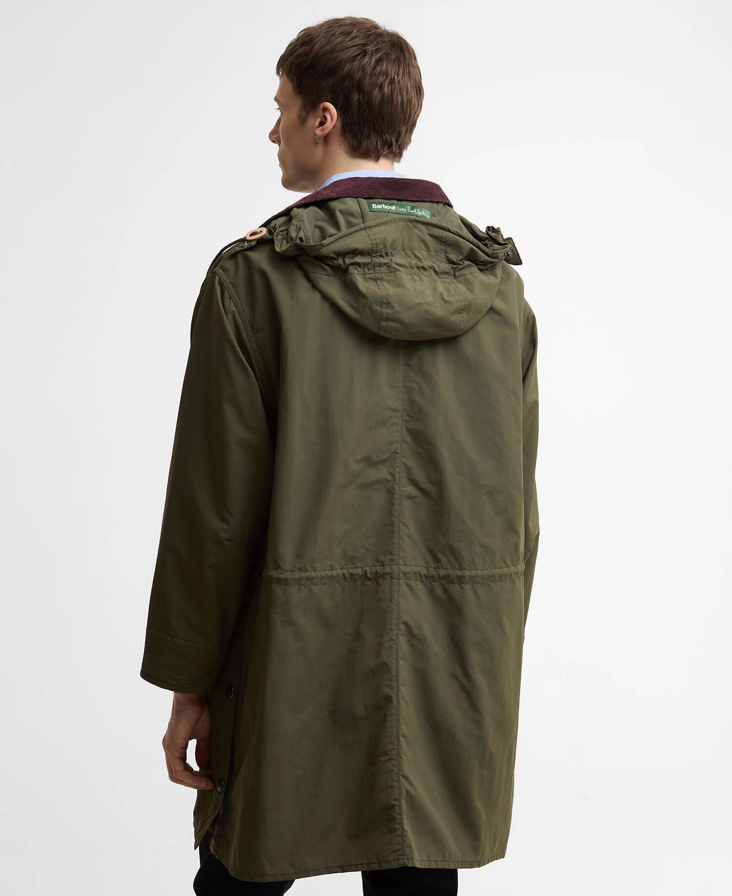 Paul Smith Loves Barbour Casual Parka Fern image number 2