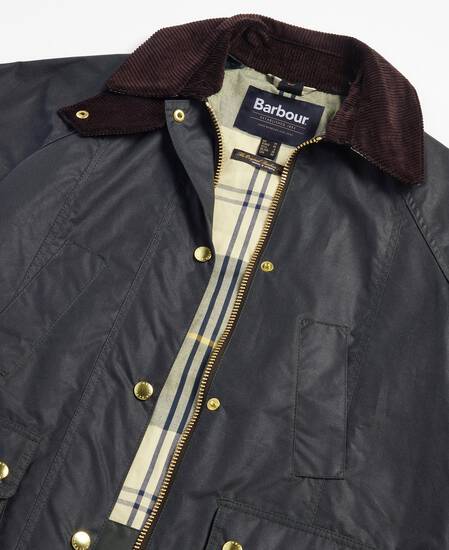 Modern Beadnell Waxed Jacket Sage-Ancient