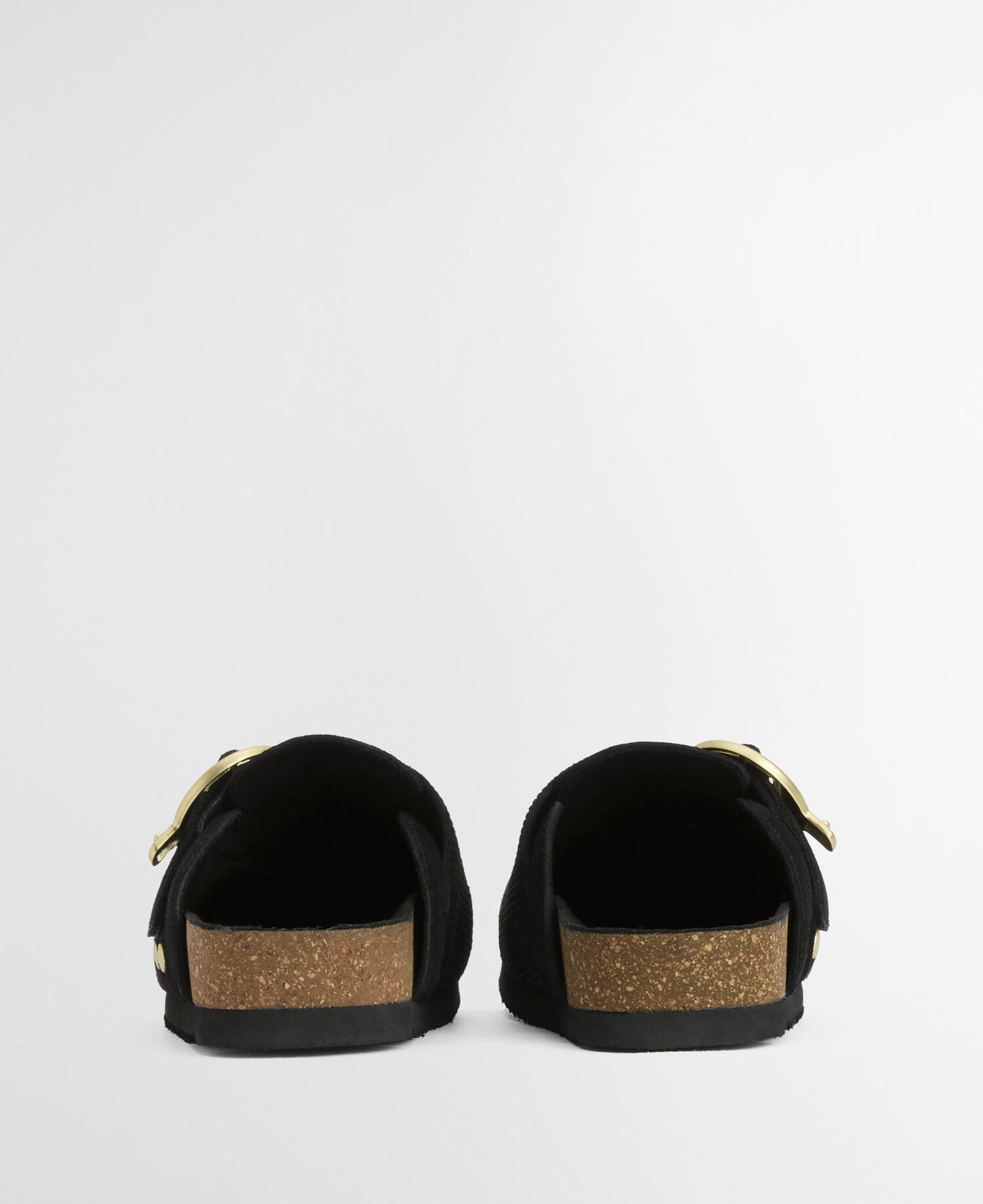 Kyra Closed Toe Sandal Black Suede image number 1