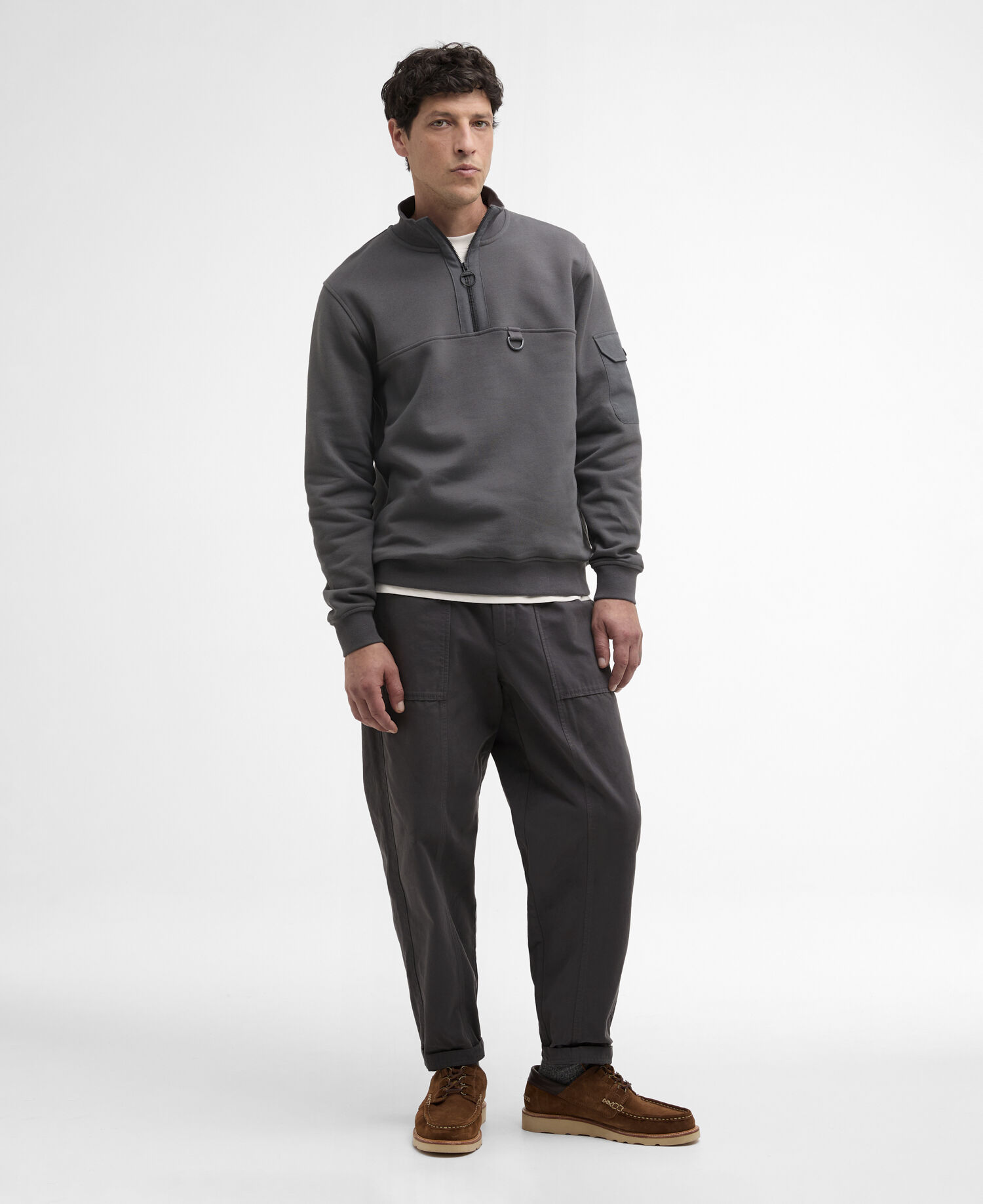 Pullover Galloway Relaxed Half-Zip Asphalt