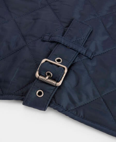 Hundemantel Quilted Dark Navy