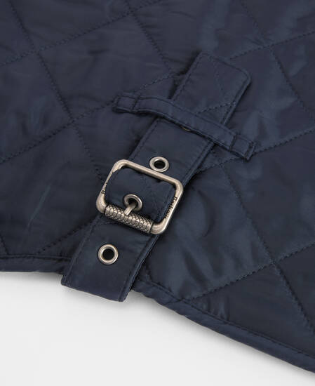 Hundemantel Quilted Dark Navy
