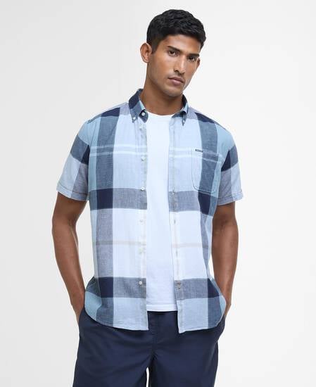 Douglas Tailored Short-Sleeved Shirt Northshore Tartan