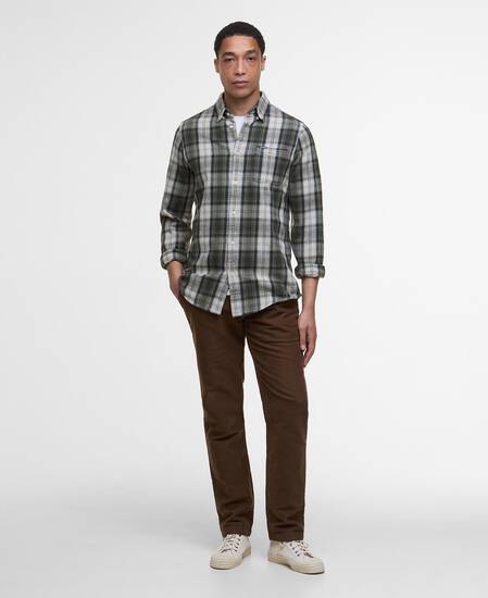 Sillwith Tailored Long-Sleeved Shirt Navy