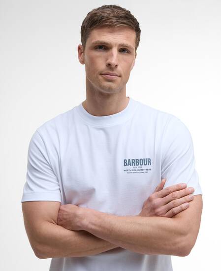 Souter Graphic T-Shirt White Souter Graphic T-Shirt White