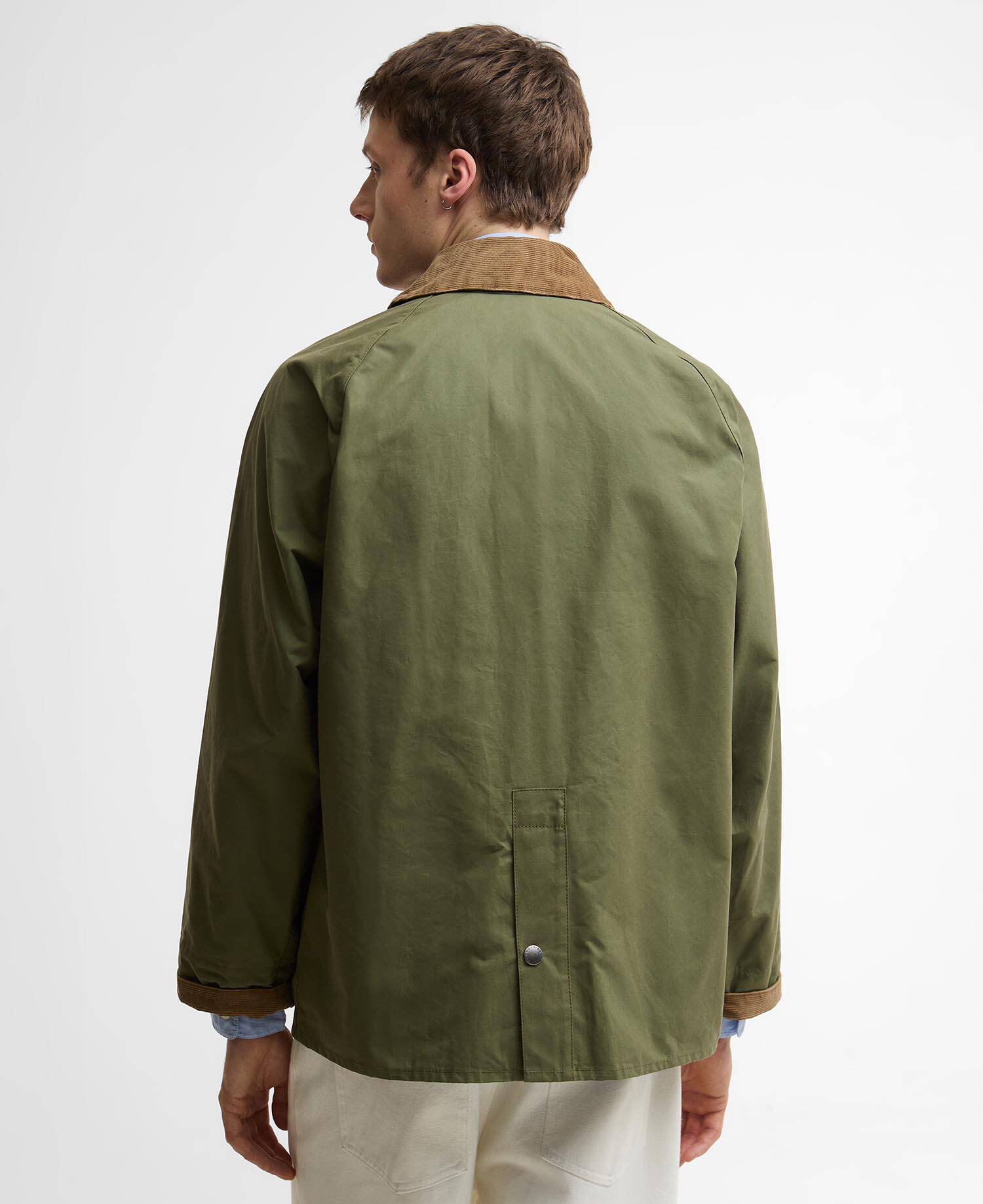 Paul Smith Loves Barbour Sugarlump Bedale Casual Jacket Army image number 2