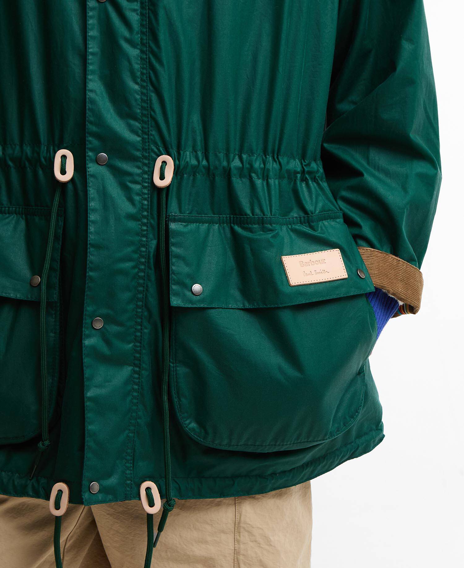 Giacca cerata Durham Paul Smith Loves Barbour Rich Green image number 6