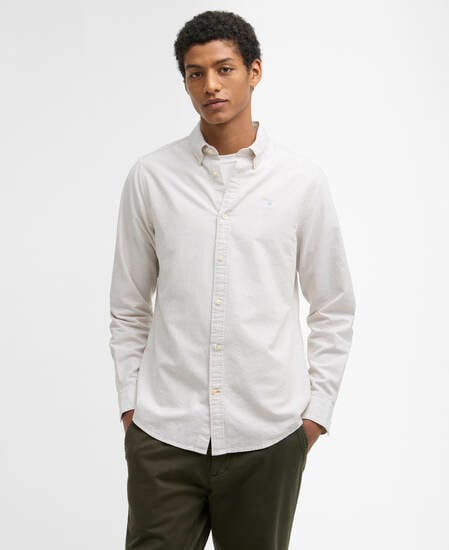 Hemd Striped Oxford Tailored Stone