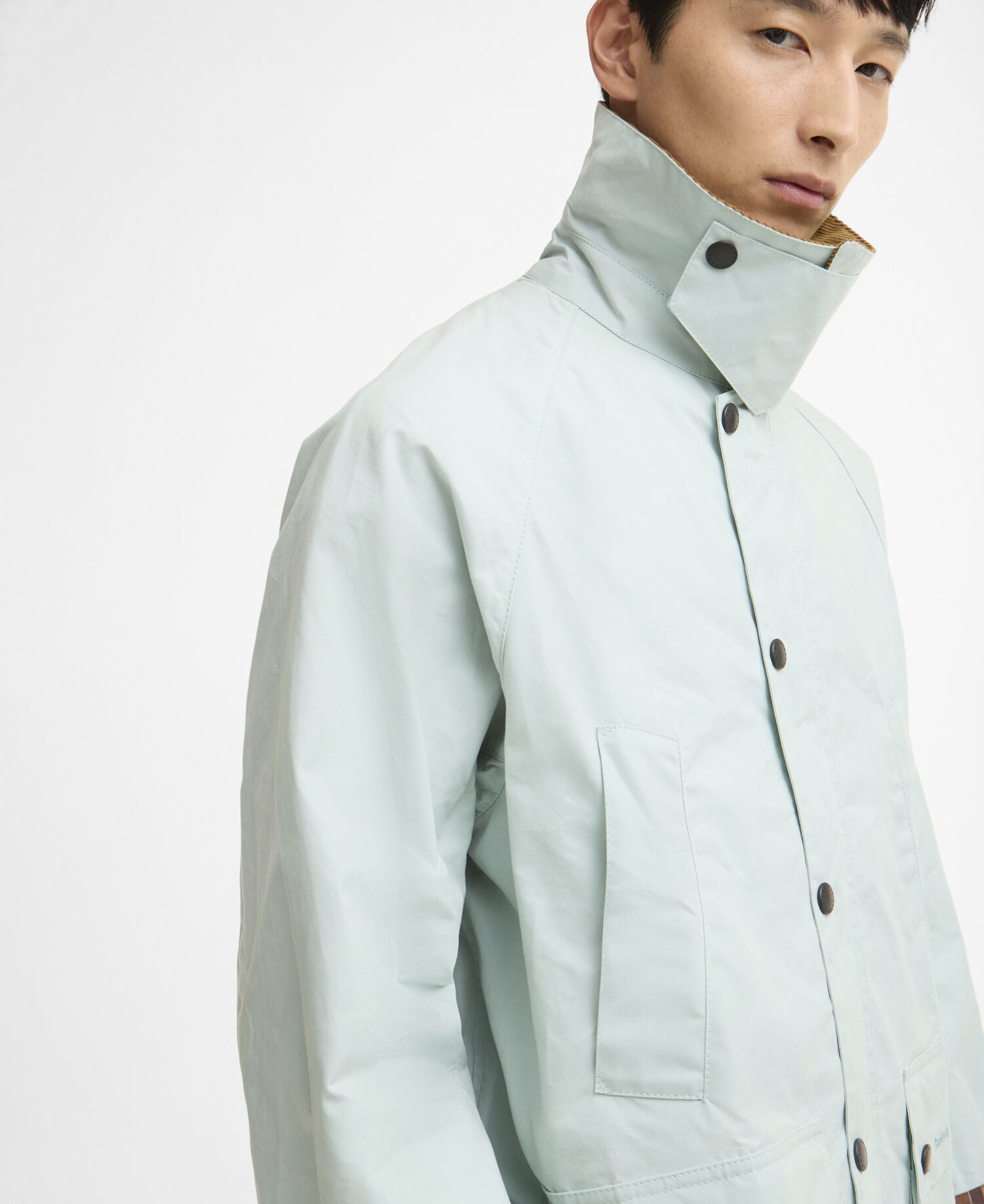 Freizeitjacke Oversized Bedale Ice Blue