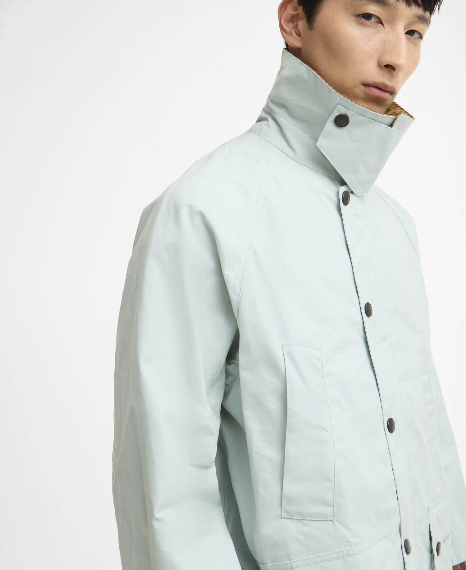 Freizeitjacke Oversized Bedale Ice Blue image number 3