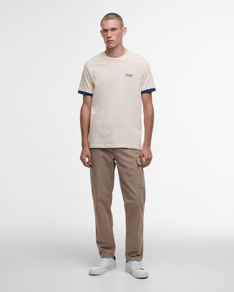 Deep Cuff Evan Tipped T-Shirt